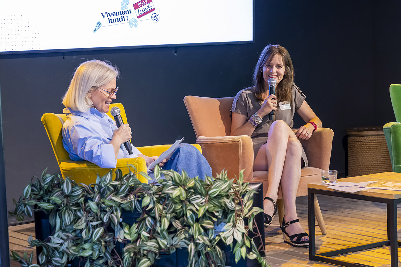Emmanuelle Durand-Rodriguez, rédactrice en chef d'Eurécia Media, et Candice Lourdin Fabrègue, co-dirigeante du Cabinet de Saint Front