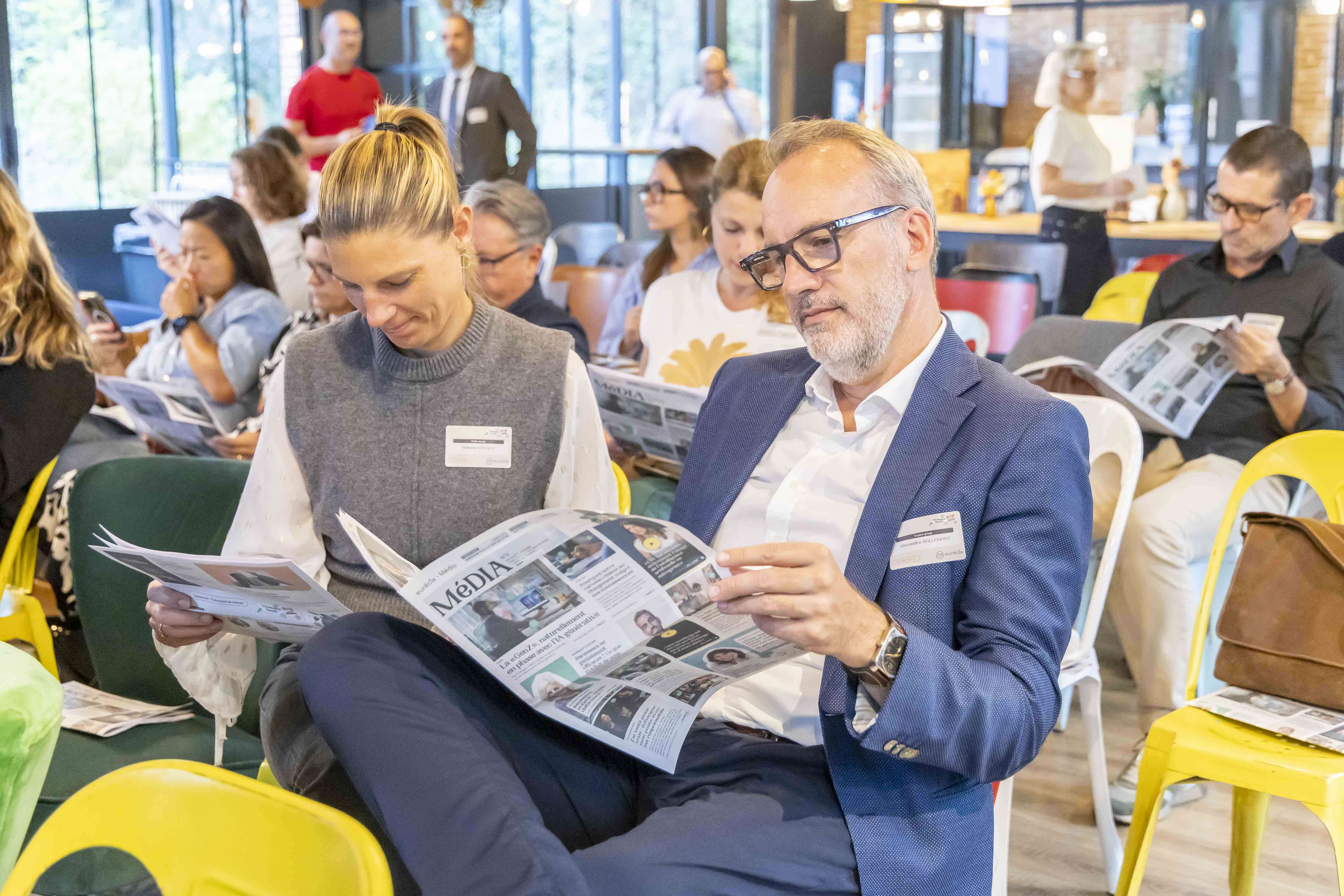  L'évènement a été l'occasion de remettre à chaque participant(e) une version imprimée de présentation d'Eurécia Media