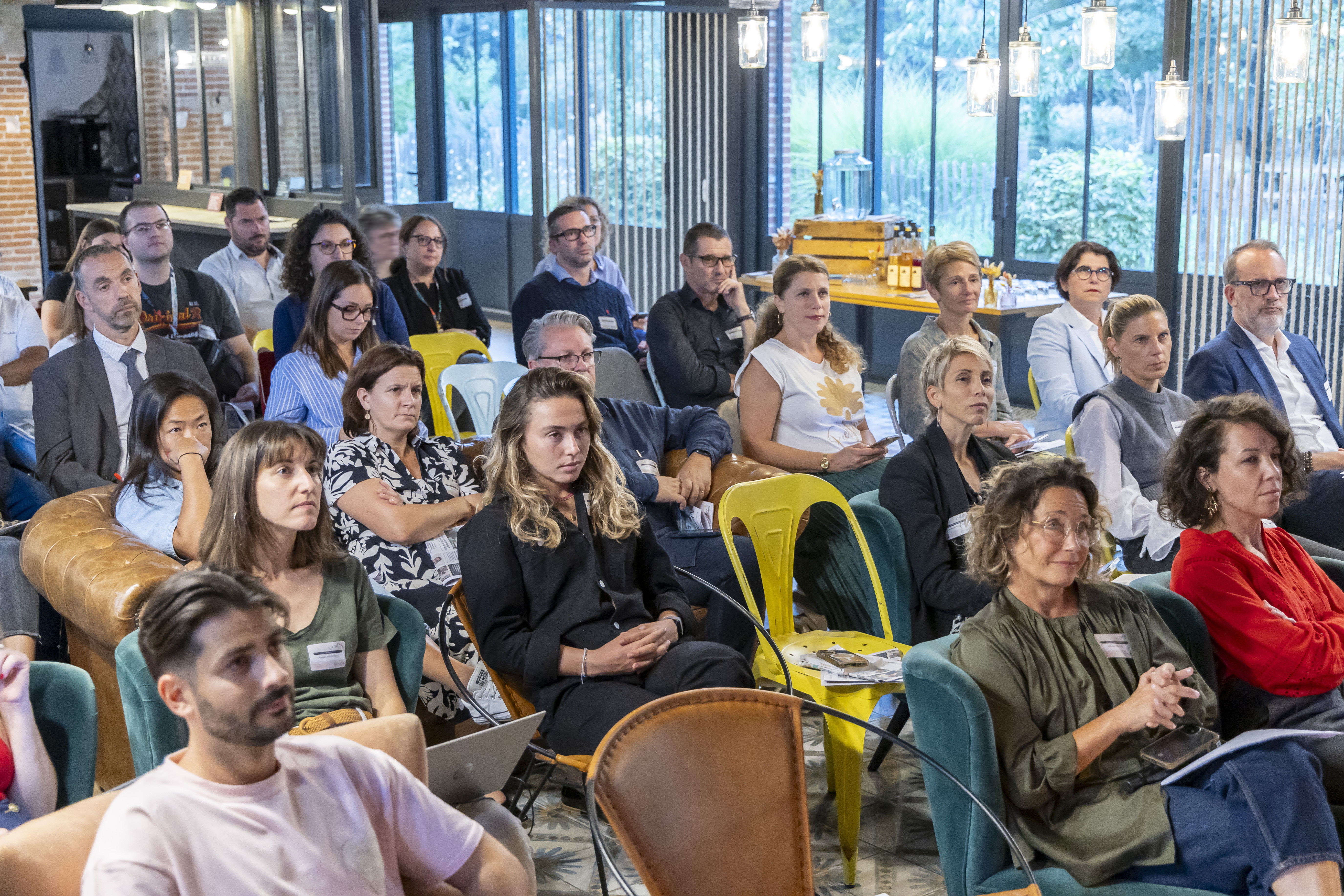Le public a eu l'opportunité d'interagir en répondant à des questions sur le thème de la soirée
