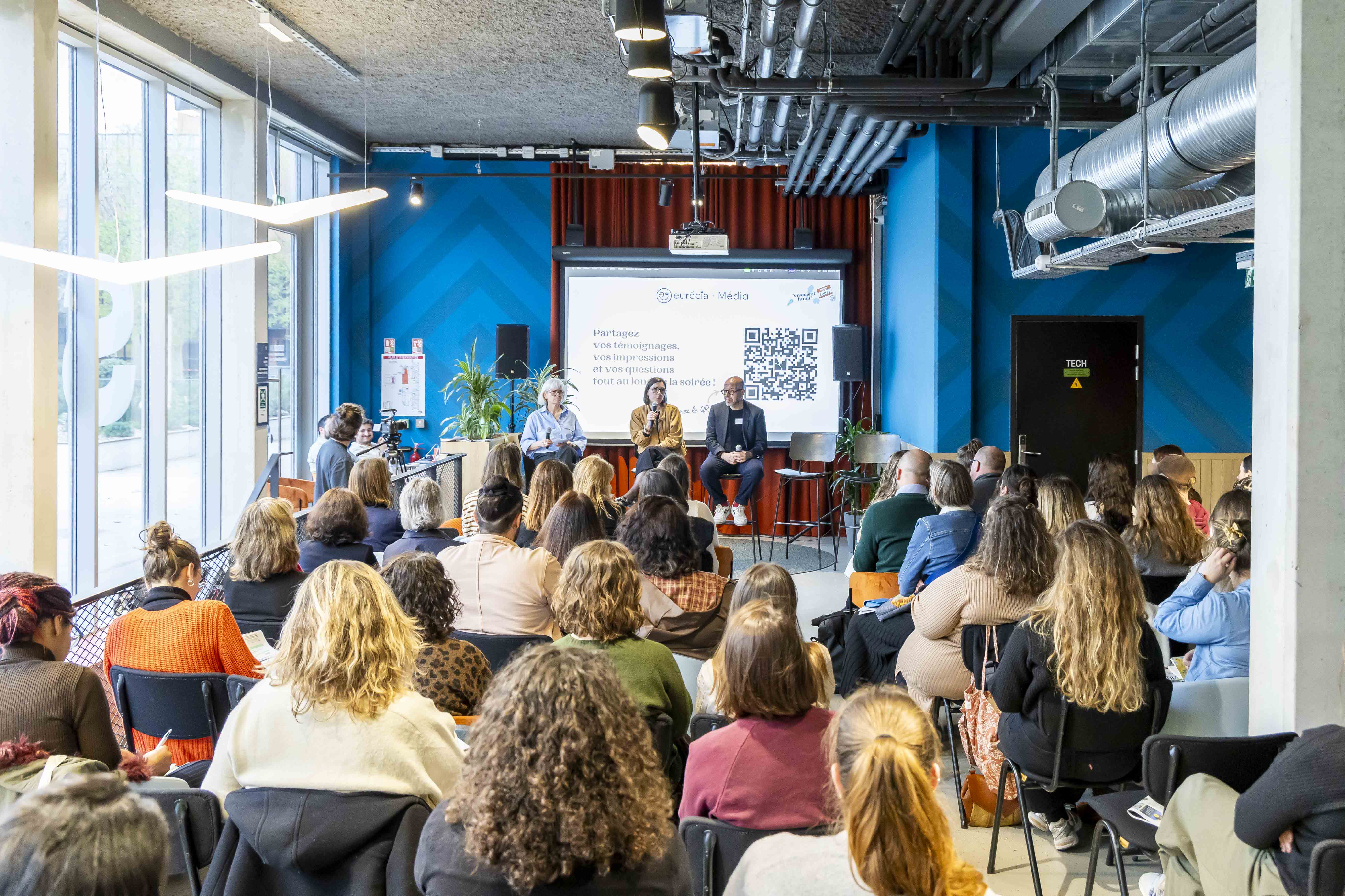 Le public face aux invités