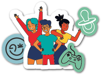 3 personnes et pictos illustrant la chronique Générations