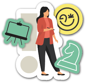 jeune femme dynamique qui illustre les vidéos Initiative