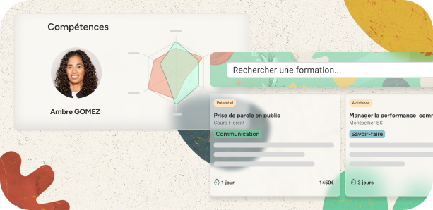 Visuel d’un schéma de mobilité interne sur écran