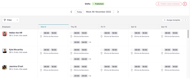 Factorial outil planning