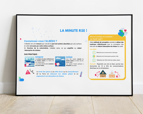 affiche avec des conseils rse
