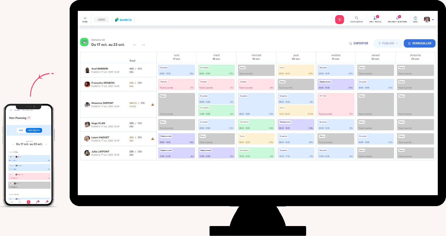 Logiciel de planning