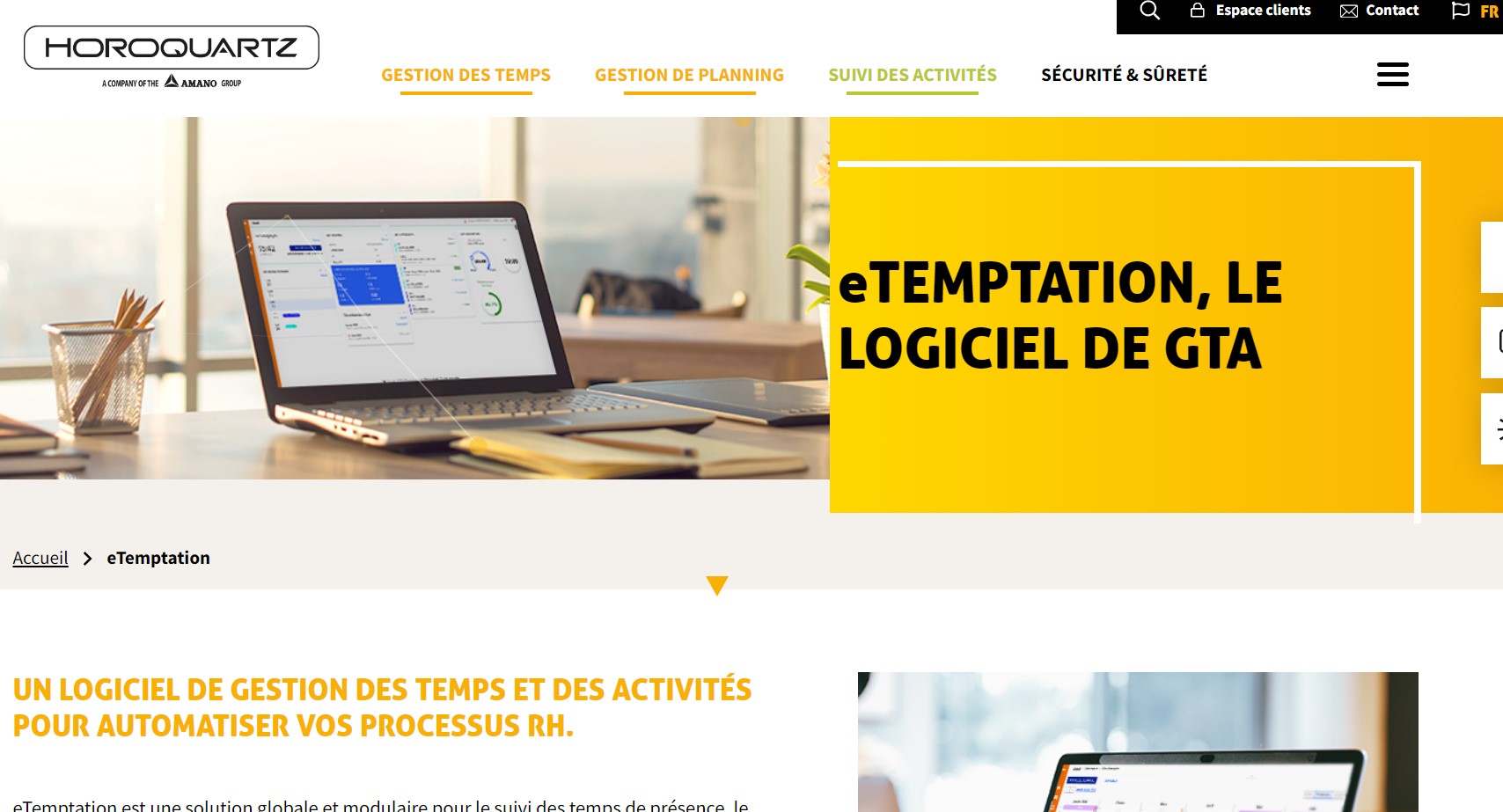 Interface eTemptation