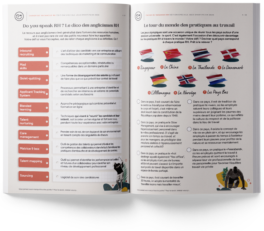 Aperçu du cahier de vacances RH Eurécia 2024
