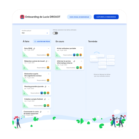 checklist onboarding eurecia