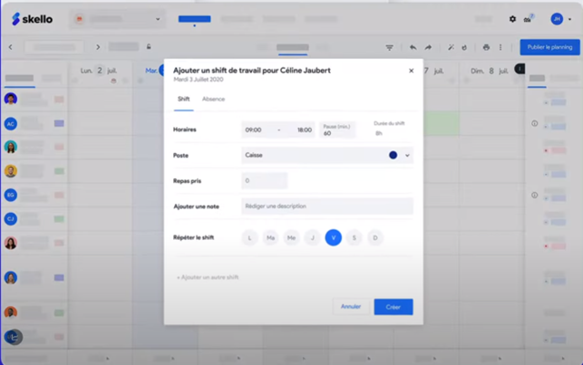 Skello outil planning