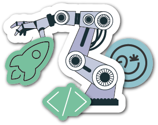 bras robotisé pour illustrer les articles interview tech et innovation