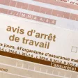 Formulaire d'arrêt de travail