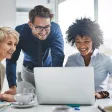 Collaborateurs souriants grâce à une bonne marque employeur
