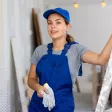 femme qui s'apprête à faire un travail physique