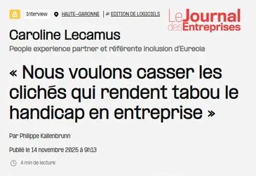 Le Journal des Entreprises - Handicap