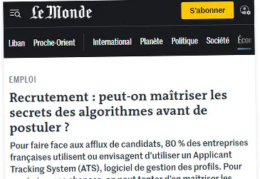 Le Monde - ATS et algorithmes