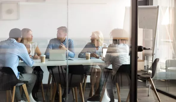 réunion dans le cadre d'une mission de management