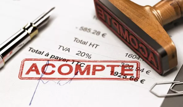 Fiche de paie acompte
