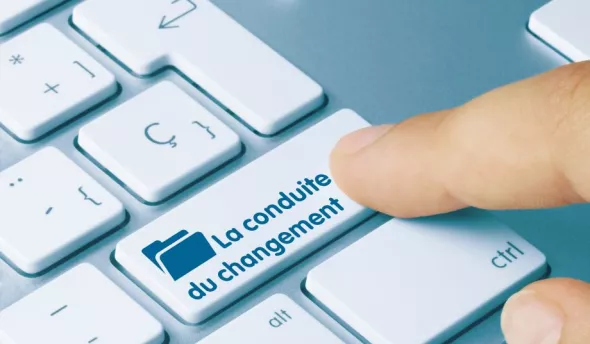 Touche du clavier Conduite du changement