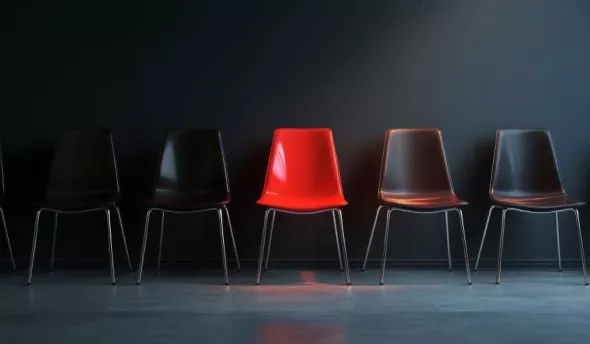 Chaises de recrutement vides