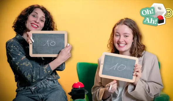 2 personnes participant à la séquence sans filtre
