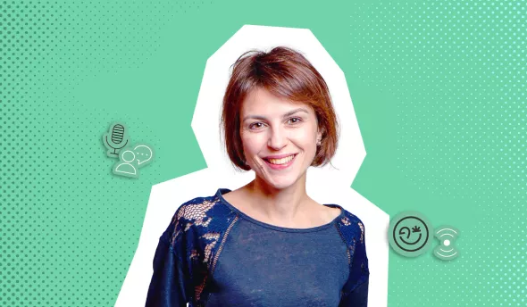 Photo de l'experte Sophie Deligiannis x Podcast Eurécia 