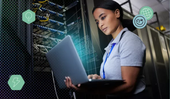 Illustration de l'empreinte énergétique croissante de l'intelligence artificielle