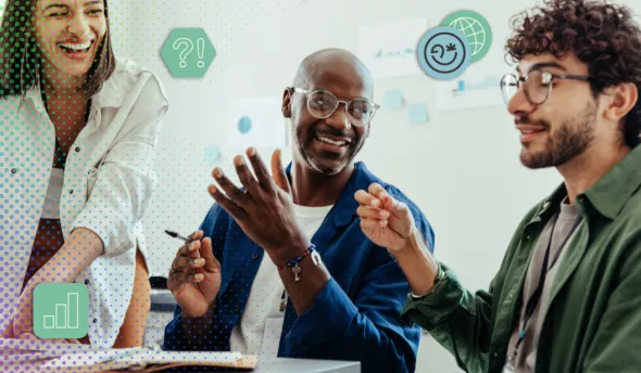 Salariés en réunion discutant de l’organisation quotidienne du travail