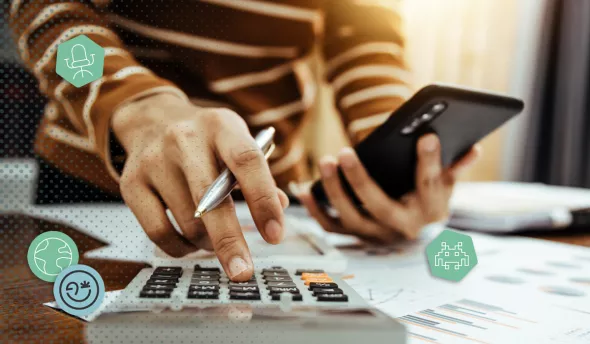 Une personne chargée des calculs