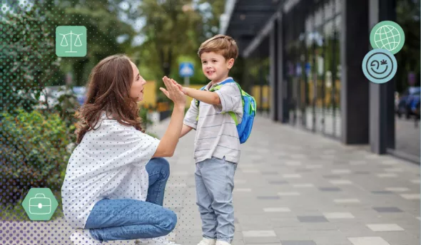Parent en congé à la rentrée scolaire pour éviter le stress et le chaos de septembre