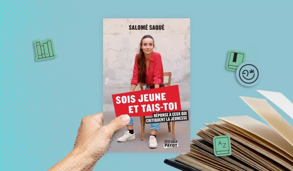 Couverture du livre "Sois jeune et tais-toi" de Salomé Saqué, éditions Petite Biblio Payot