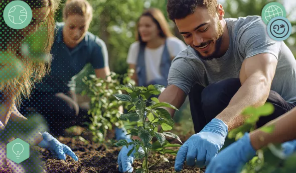 Des équipes au Canada plantent des arbres et privilégient le travail collectif et le temps long