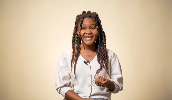 Marie Fomo témoigne face caméra