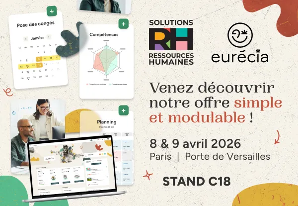 Eurécia au Salon Solutions RH 2026 : Structurer les processus RH & Faire grandir l'Humain 