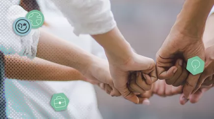 équipe en teambuilding