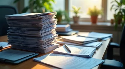 Responsable RH avec un salarié distrait pour analyser des signes de négligence au travail dans un bureau moderne.