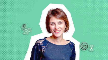 Photo de l'experte Sophie Deligiannis x Podcast Eurécia 