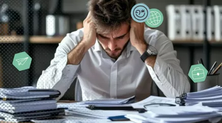 Manager surveillant de près le travail d’un collaborateur, illustrant le contrôle excessif du micromanagement.