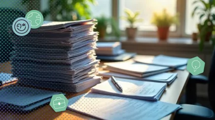 Responsable RH avec un salarié distrait pour analyser des signes de négligence au travail dans un bureau moderne.