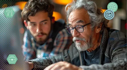 Salariés en insertion retrouvant un projet professionnel grâce à l’intelligence artificielle