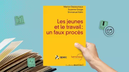 Couverture du livre « Les jeunes et le travail : un faux procès »