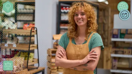 Jeune active de la génération Z en situation d'entreprendre