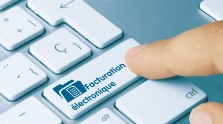 bouton de facturation électronique