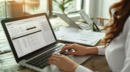 document administratif visible sur un ordinateur
