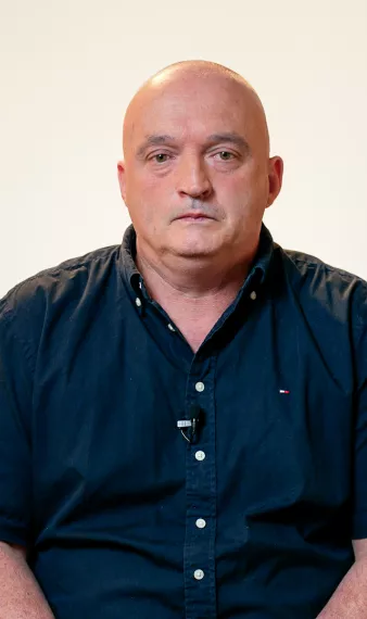 photo de Jean-Pierre Delboube qui s'exprime face caméra