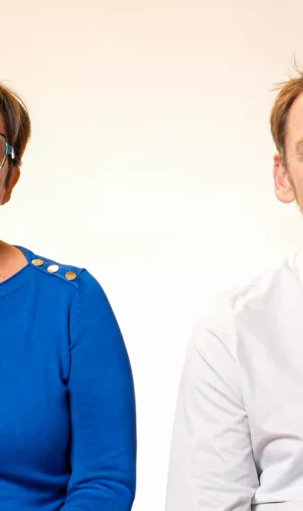 Frédéric Malfilatre et Stéphanie Rigal témoignent face caméra.